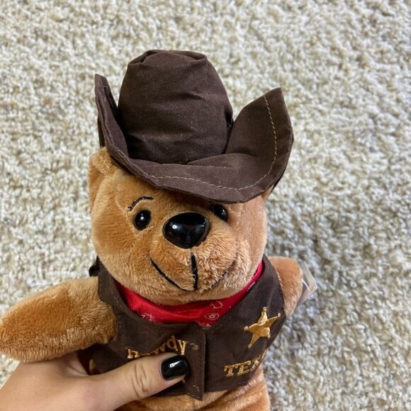 NWT Vtg 2013 Buckaroo Bandits Plush Sheriff Teddy Bear Stuffed Animal - Picture 4 of 6